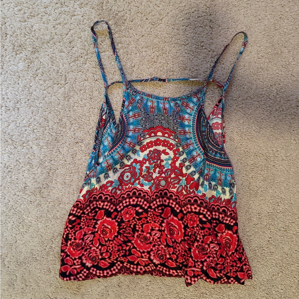 Lotus and Luna boho low back top - one size